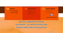 Desktop Screenshot of bontottablakok.hu